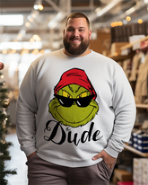 Men's Grinch The Dude Plus Size Sweatshirts